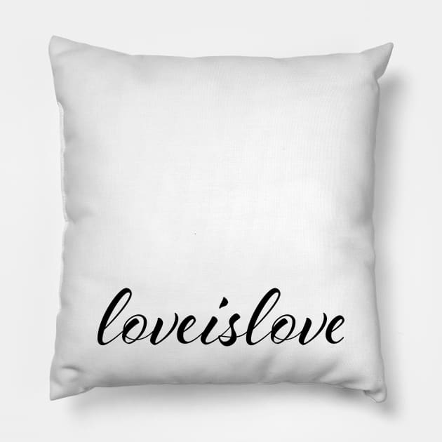 Love is Love Pillow by s.hiro