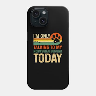 Norwegian Buhund Dog Daddy New Dog Breed Owner Father Phone Case