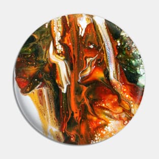 Still Life Fluid Art Pin