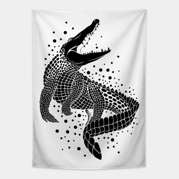 Alligator Tapestry by TMBTM