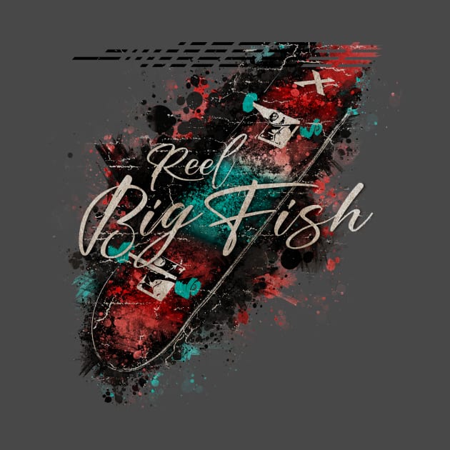 Reel Big Fish VINTAGE X Skateboard by GLOBALARTWORD