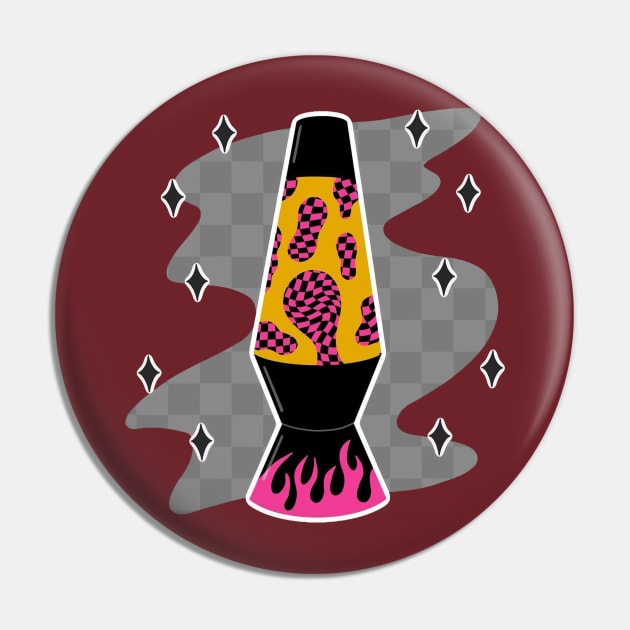 Lava lamp pink Pin by PrettyNeat Patterns