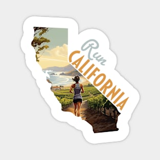 Run California Magnet