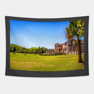 Wild Horses at Cumberland Island National Seashore Tapestry