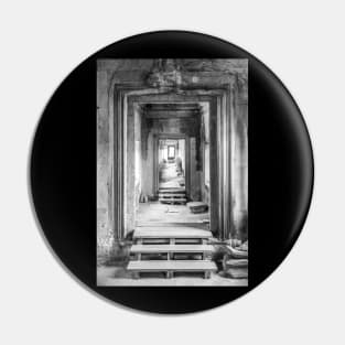 The Southern Gallery, Angkor Wat - BW Pin