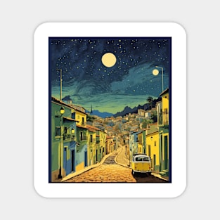 Escadaria Selaron Starry Night Brazil Vintage Tourism Travel Poster Art Magnet