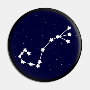 Scorpio Zodiac Constellation Pin