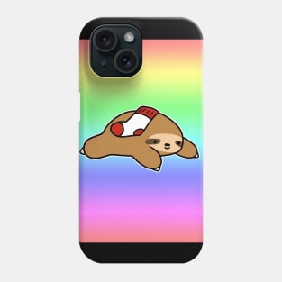 Sock Sloth Rainbow Gradient Phone Case