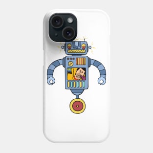 GDWH Cartoon Robot (light color shirts) Phone Case