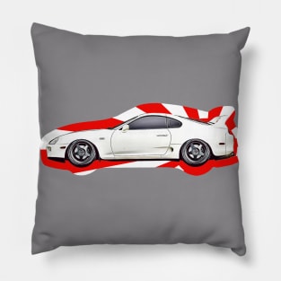 Toyota Supra MK4 JDM illustration Pillow