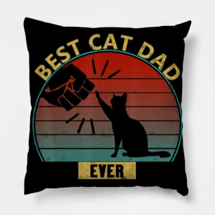 Best Cat Dad Ever Bump For Cat Lover Basic Pillow