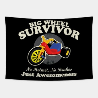 Big Wheel Survivor Tapestry