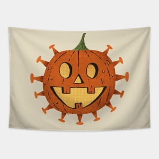 pandemic pumpkin Tapestry