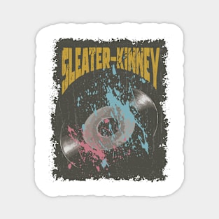 Sleater-Kinney Vintage Vynil Magnet