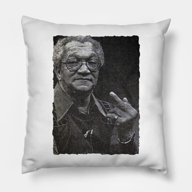 Redd Foxx Middle Finger Pillow by Bimonastel