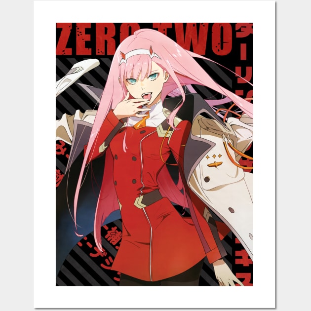 Zero two, Anime darling in the franxx! Poster for Sale by The