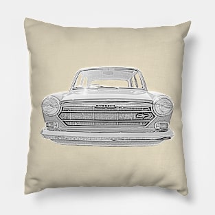 Austin 1300 GT AD016 1970s British classic car Pillow