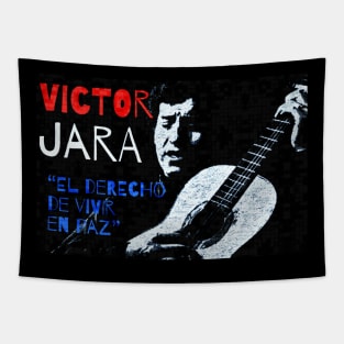 Victor Jarra - "El derecho de vivir en paz" / "The right to live in peace" Tapestry