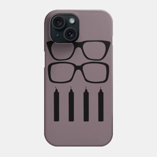 Four Candles Phone Case