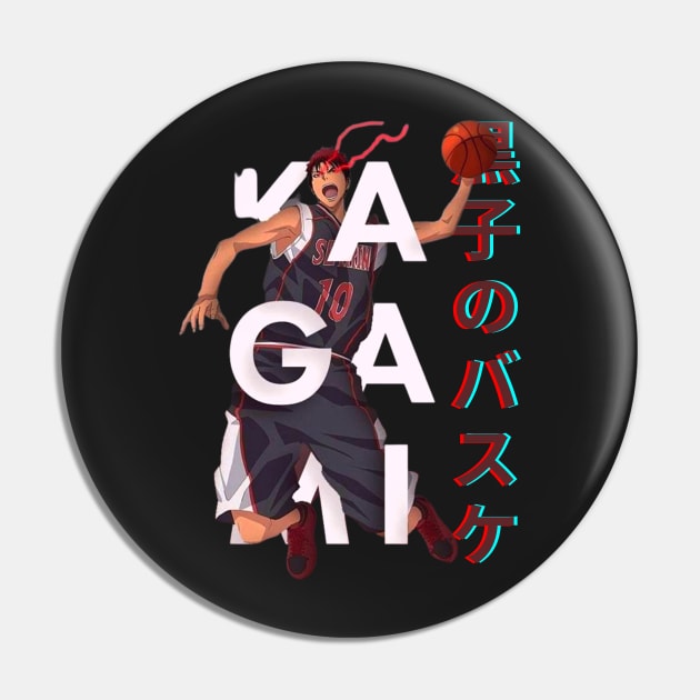 Kuroko No Basket, Basketball Pin by RedoneDesignART