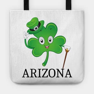 St Patrick's  Irish Shamrock arizona, Irish Gift for Wife Tote