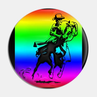 Western Era - Cowboy on Horseback 1 Pin