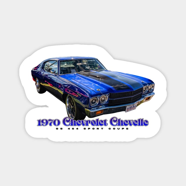 1970 Chevrolet Chevelle SS 454 Sport Coupe Magnet by Gestalt Imagery
