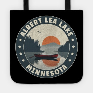 Albert Lea Lake Minnesota Sunset Tote