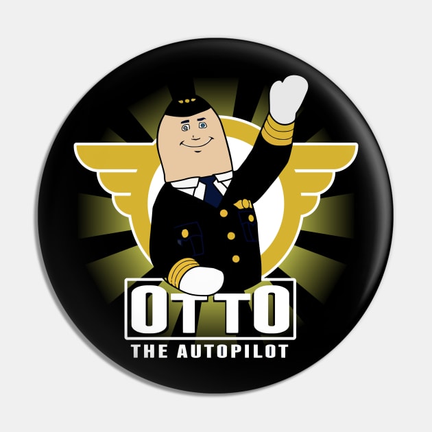 Airplane Otto Pin by joeysartworld