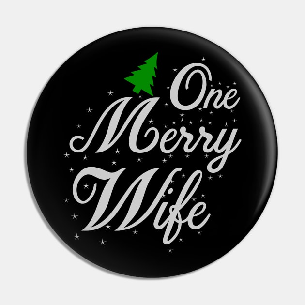 One Merry Wife Funny Ugly Xmas Ugly Christmas Pin by fromherotozero