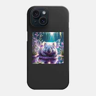 Wombat angel Phone Case