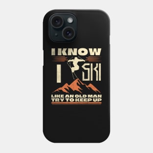 Skiing Phone Case