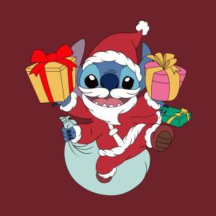 Merry Christmas Stitch T-Shirt