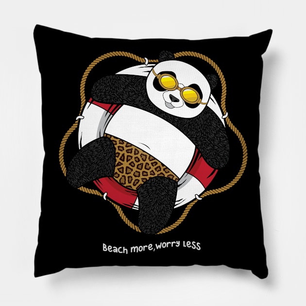 panda lover Pillow by janvimar