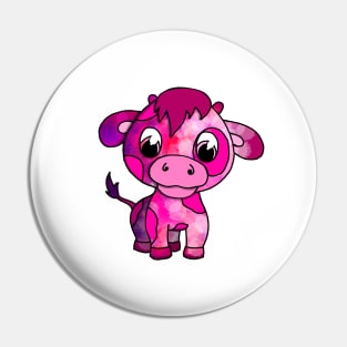 Jack, the Pink Cow Pin