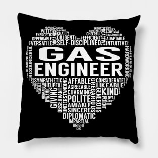 Gas Engineer Heart Pillow