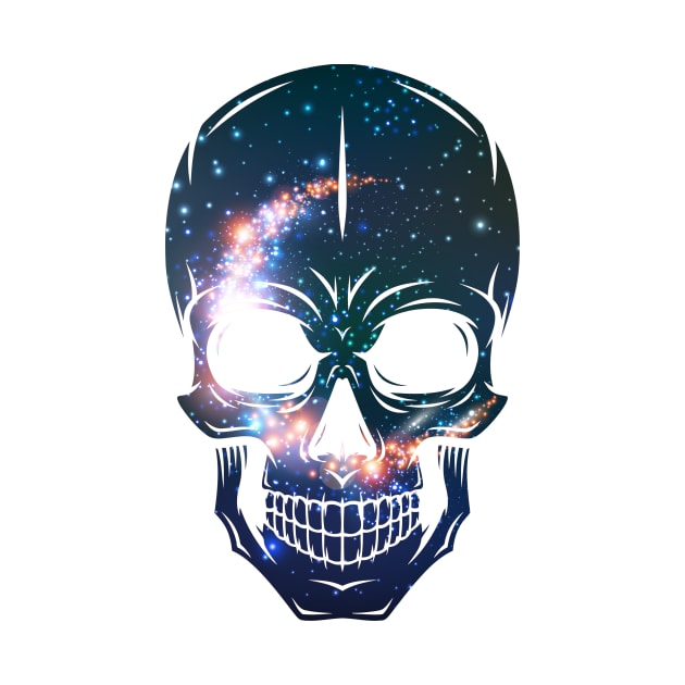 SPACE SKULL by CloudyStars