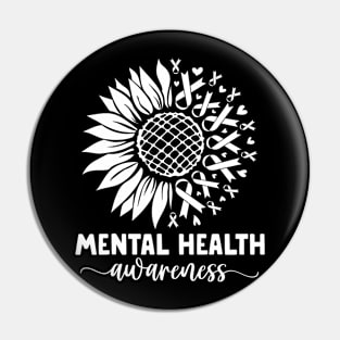 Mental Health Awareness Green  Women Mental Health Pin