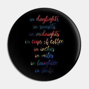 Seasons of Love lyrics Pin