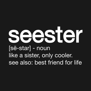 Seester Like A Sister Only Cooler T-Shirt