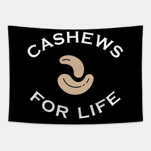 Cashews for Life Nutty Lifestyle Tapestry