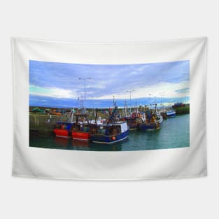 Pittenweem Fishing Boats Tapestry