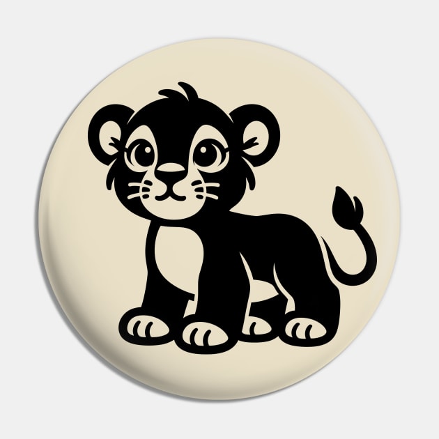 Lion Cub Pin by KayBee Gift Shop