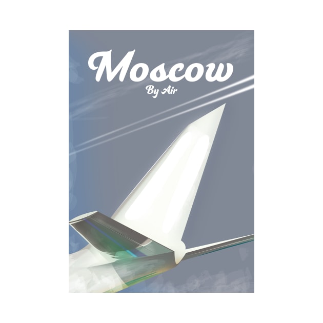 Moscow travel poster by nickemporium1