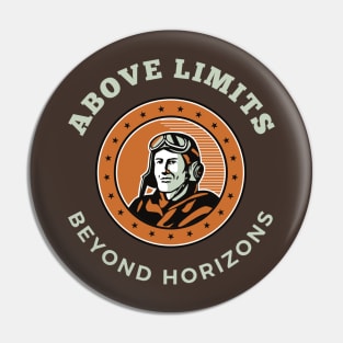 Above Limits : Beyond Horizons Aviation Dark Pin