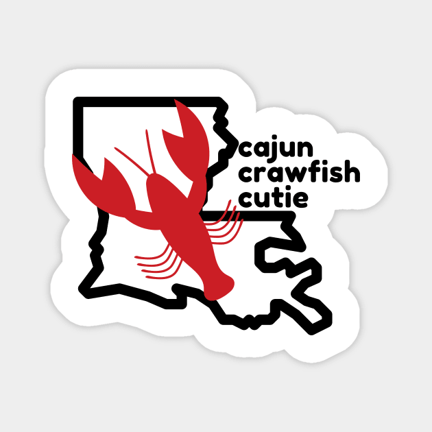 Crawfish Cajun Cutie Magnet by NOLA Pixie