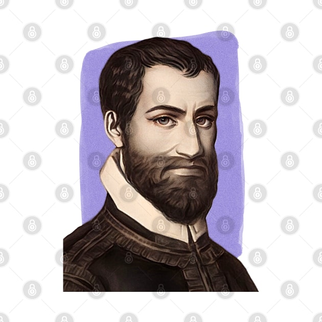 Italian Composer Giovanni Pierluigi da Palestrina illustration by Litstoy 