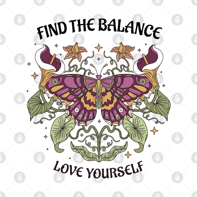 Find the balance love yourself by madihaagill@gmail.com