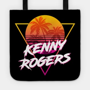 Kenny Rogers - Proud Name Retro 80s Sunset Aesthetic Design Tote