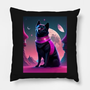 Glowy Schipperke Pillow